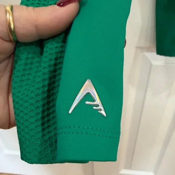 Antigua Vibrant Green Performance Jacket size Large - Picture 6 of 9